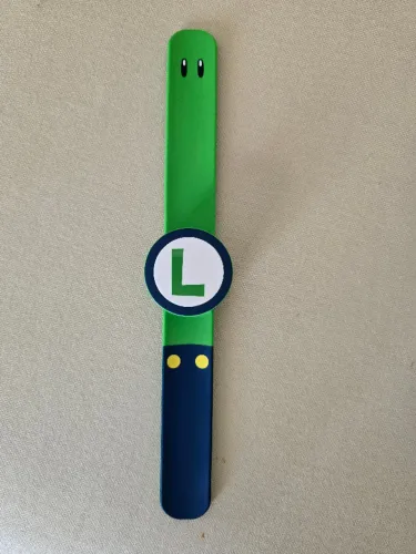Pulseira Luigi Power-Up Band original - Super Nintendo World / Amiibo