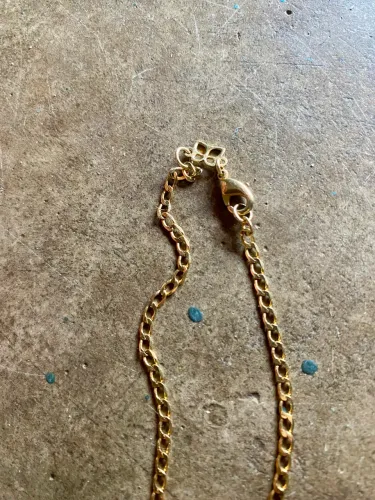 CORDÃO BANHADO A OURO  70 CM ROMMANEL