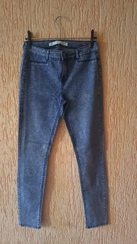 Calça Jeans marmorizada ZARA