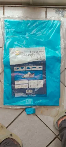 Encerado de Polietileno 3m x 3m - 100 Gsm Brasfort