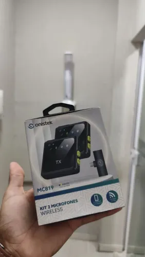 Kit 2 microfones sem fio