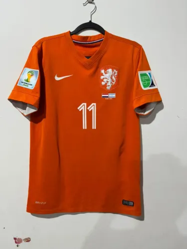 Camisa Holanda Copa do Mundo 2014 Robben 11 Original