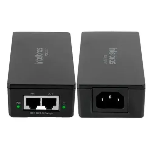 Injetor POE 200 AT 802.3af/AT Gigabit Ethernet Intelbras