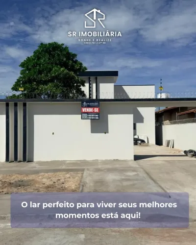 Vende-se casa nova no Cidade Satélite com 03 quartos