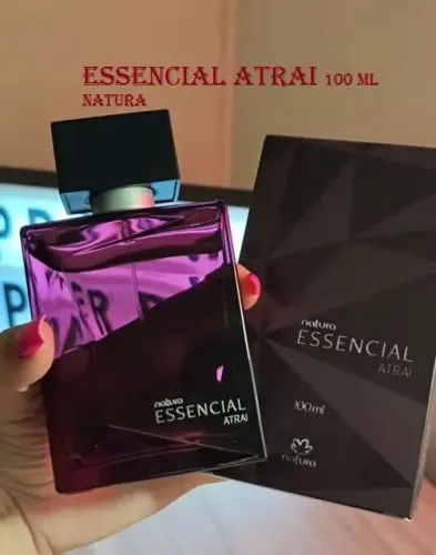 Perfume Essencial Atrai, deo parfum masculino 100 ml natura