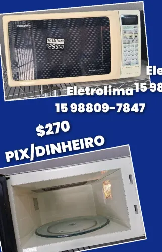 MICRO-ONDAS USADOS COM GARANTIA RETIRAR WANEL VILLE II