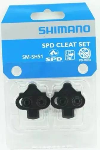 Par de Tacos Shimano SPD SM-SH51 Pedal Encaixe Clip