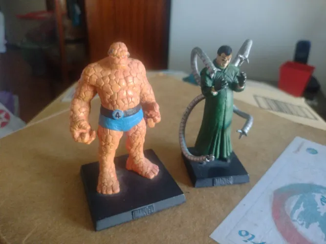 Miniatura Eaglemoss A Coisa , Quarteto Fantástico , e Dr Octopus