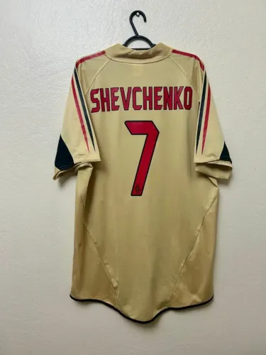 Camisa Milan third 2004/2005, Shevchenko 7, original da época
