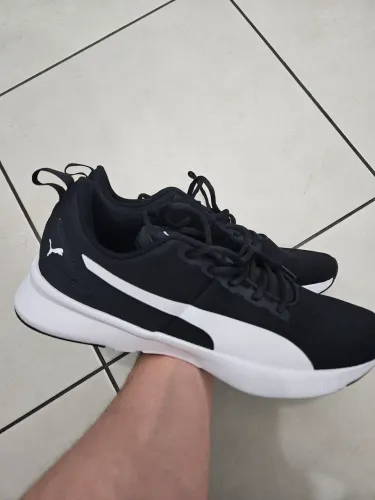 Tênis Puma Flyer Runner Mesh Preto Tam 41 Novo