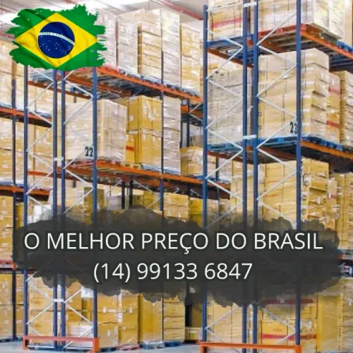 Porta palete estrutura de aço para controle de armazenagem
