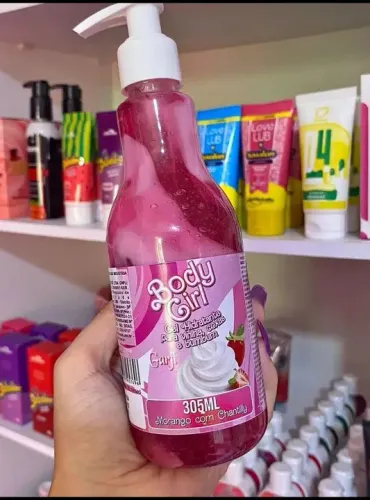 Gel Hidratante Body Girl Morango com Chantilly 305ml