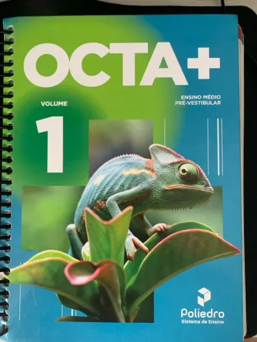 Combo de apostilas pra pé vestibular e terceiro ano do ensino médio da octa 