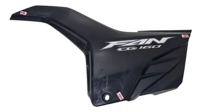 Carenagem Lateral Esq Honda Cg 160 Fan 16/24 Detalhes 57541 Preto