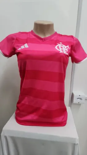Camisa baby look feminina Flamengo 