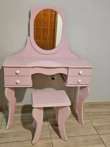 Penteadeira Rosa Princesa