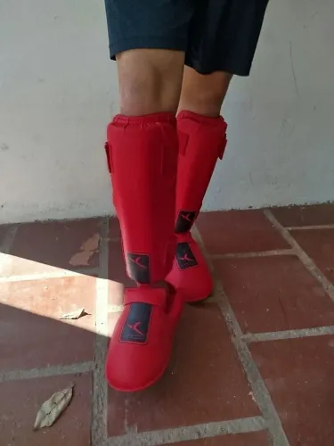 Protetor de canela e pé para artes marciais