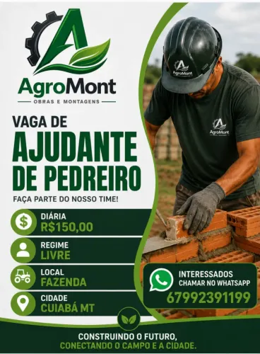 Ajudante de pedreiro 