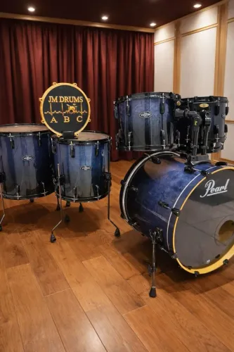 Bateria Pearl Vision birch com 2 surdos 