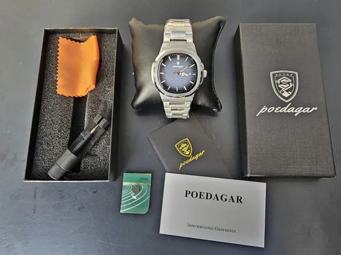 Relógio masculino POEDAGAR LUXO- PRONTA ENTREGA 