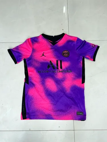 Camiseta PSG 20/21 rosa/roxa original