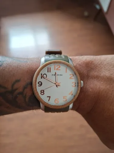 Relógio Triton pulseira de borracha