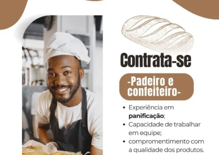 Vaga para padeiro e confeiteiro Cotia