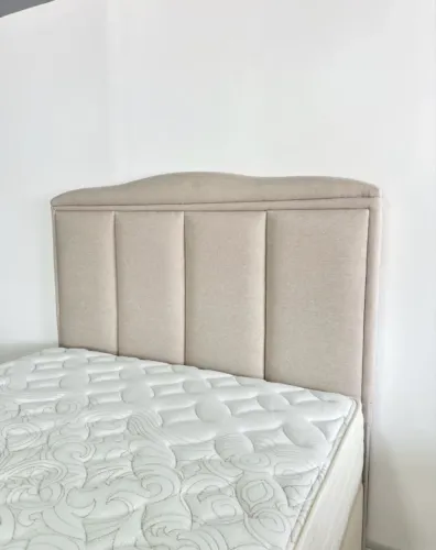 CABECEIRA QUEBEC LINHO BEGE QUEEN BONAN