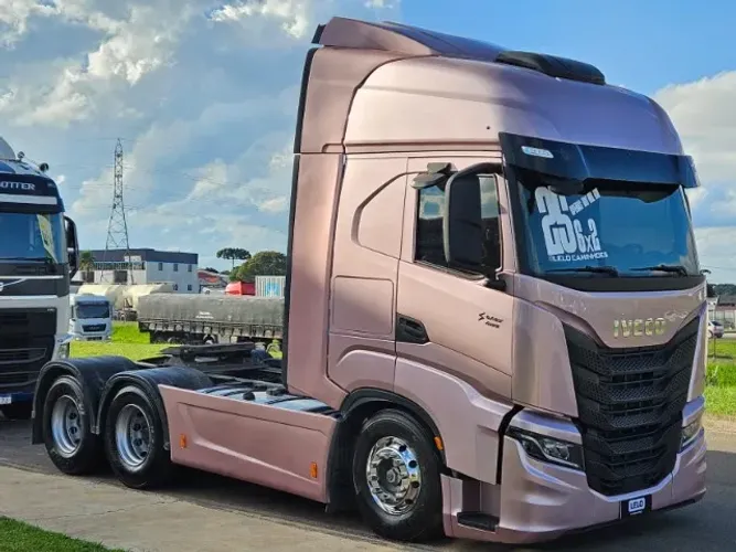 Iveco S- Way 480 6x2 Ano 2025 Automático Baixo Km Partida Start Stop Roda de alumínio