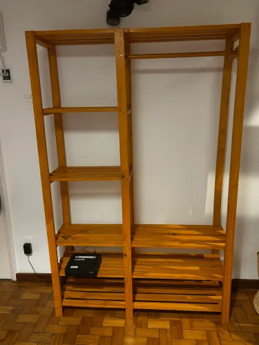 Estante de Madeira - Closet Aberto 