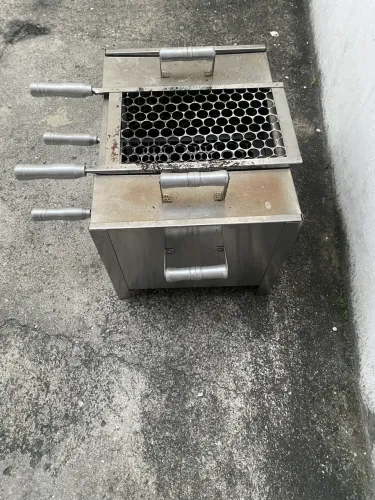 Churrasqueira sem fumaça de Aço inoxidável 
