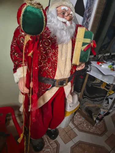 Venda de papai Noel gigante de luxo 1.50 mt