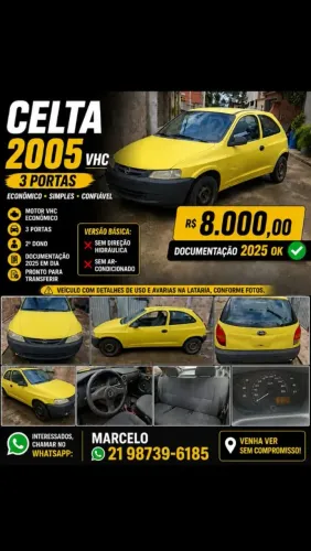 Chevrolet Celta Life 1.0 MPFI VHC 8V 3P 2005