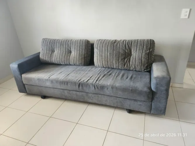 Sofá cama 4 lugares cama casal!