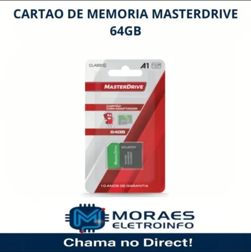 Cartão de Memória MasterDrive 64GB