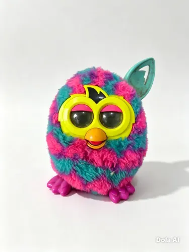 furby boom corações rosa e azul