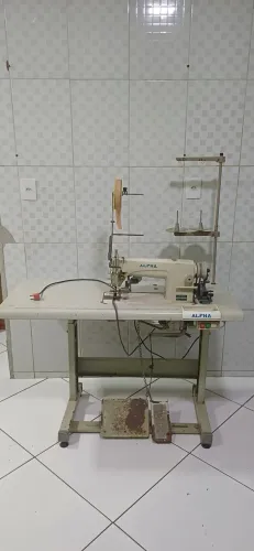 Máquina de Costura reta Alpha LH-8700 para tapetes fru-fru