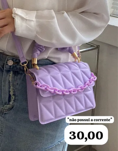 Bolsa lilás