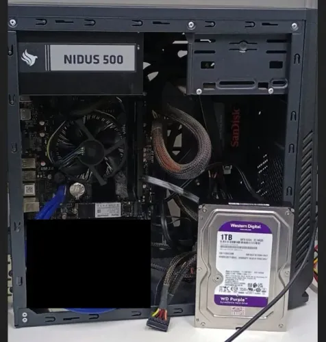 Computador intel i5-7400, 16 RAM, 120 SSD Sandisk, HD de 1 TB secundário, fonte 500 W reai