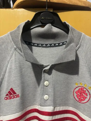Camisa Polo Internacional SC Vintage Adidas Anos 90/2000 - Colecionador