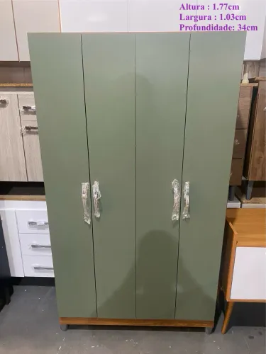 Armário multiuso verde - entrego