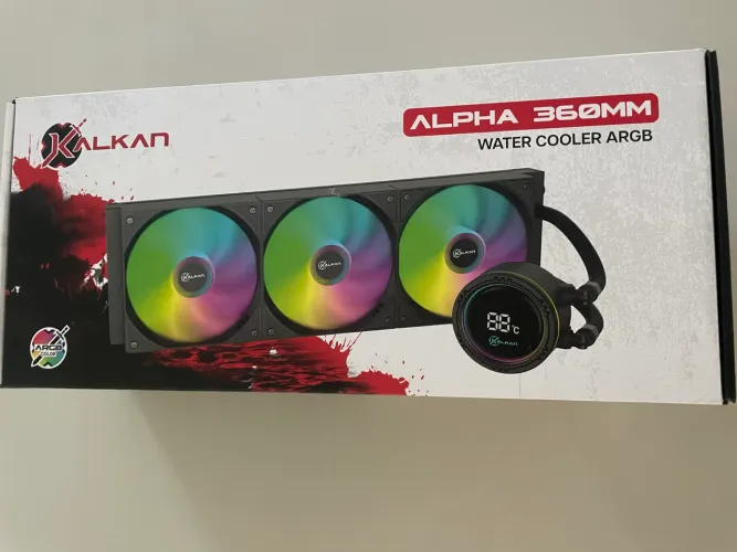Water Cooler Gamer Kalkan Alpha 360mm ARGB.