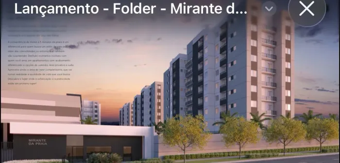 Cessão de direitos ap nascente Mirante da Praia | Andar 4º | Preço de oportunidade