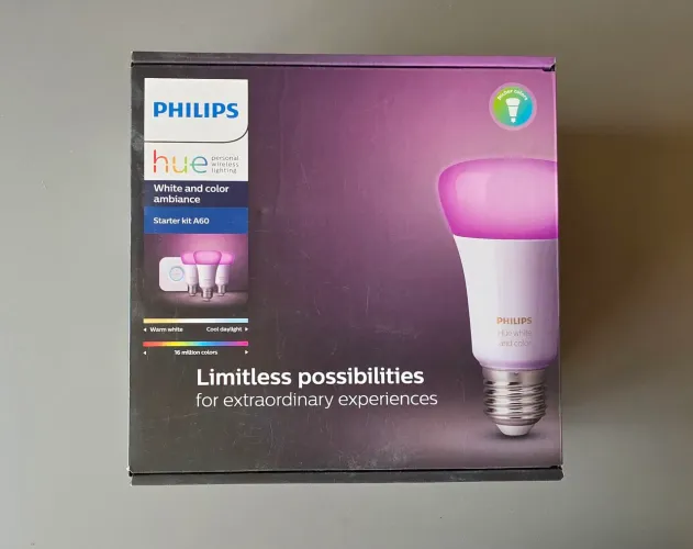 Kit 3 lâmpadas Philips Hue - Novas