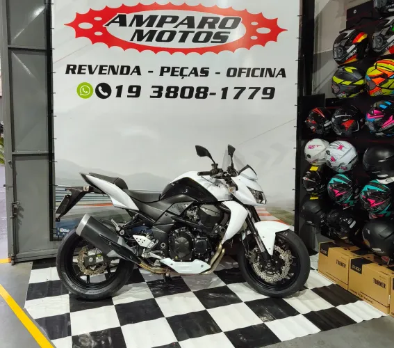 Kawasaki Z 750 2010 Branca único dono, simplesmente impecável de nova!