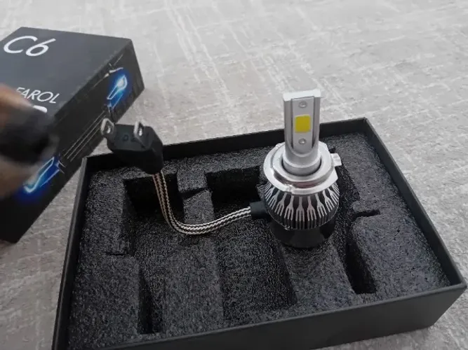 Farol led dc 12V -24V 36W 6000LM C6