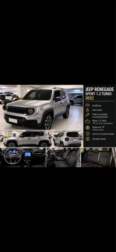 Jeep Renegade Sport T270 1.3 TB 4X2 Flex Aut. 2022