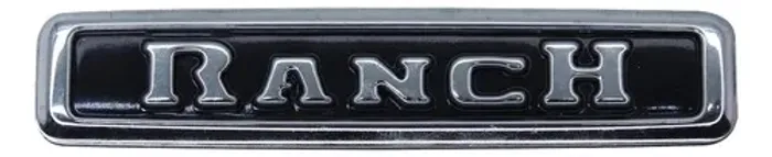 Emblema Adesivo Ranch Fiat Toro Strada Prateado