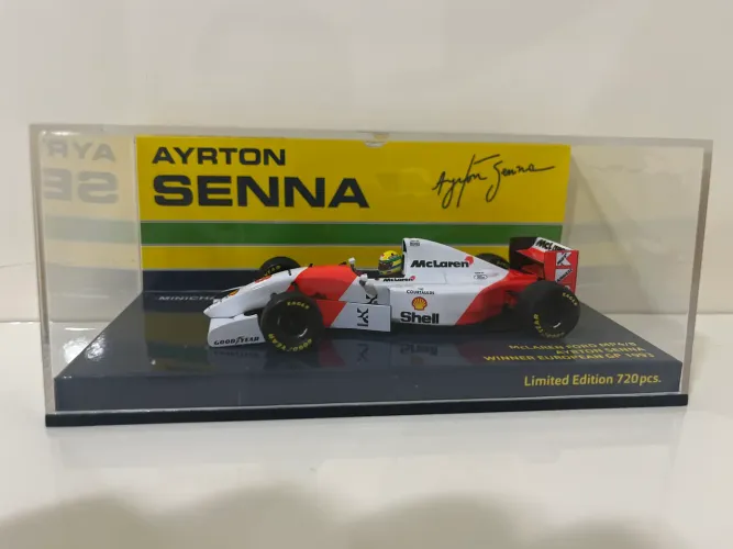 Ayrton Senna 1:43 F1 Minichamps McLaren Ford MP4/8 Winner European GP 1993