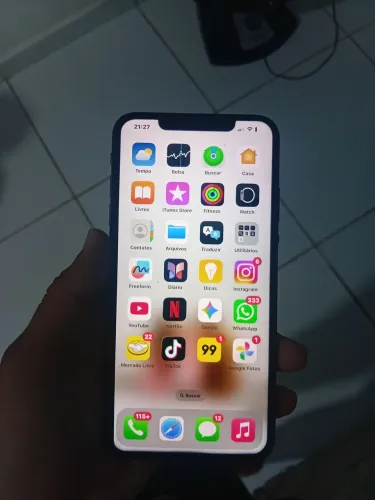 IPhone xs Max pegando tudo